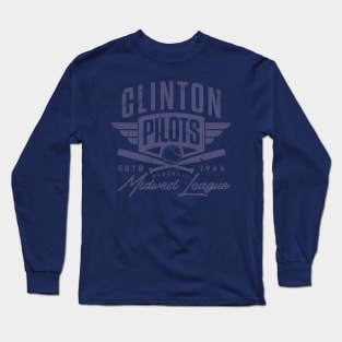 Clinton Pilots Baseball Long Sleeve T-Shirt